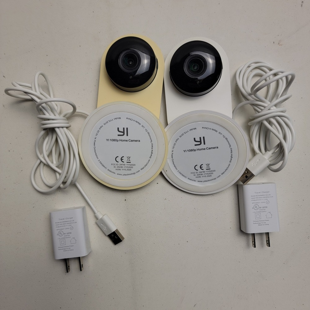 YI 1080p Home Camera Indoor Smart Security WiFi 4-Pack White YYS.2016 - Picture 3 of 10